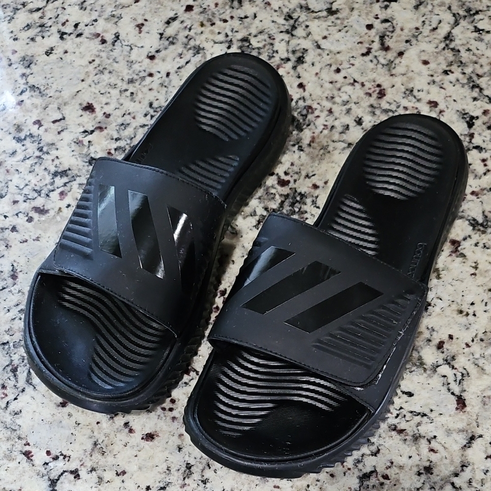 Adidas Black Slide Sandals
